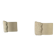 Pair of vintage wall lights in smooth plaster and stone imitation, France, 1970.
