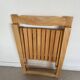 Wooden folding chair