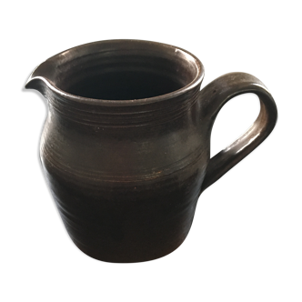 Dark brown pitcher