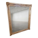 Miroir doré ancien du XIXe, miroir au mercure
