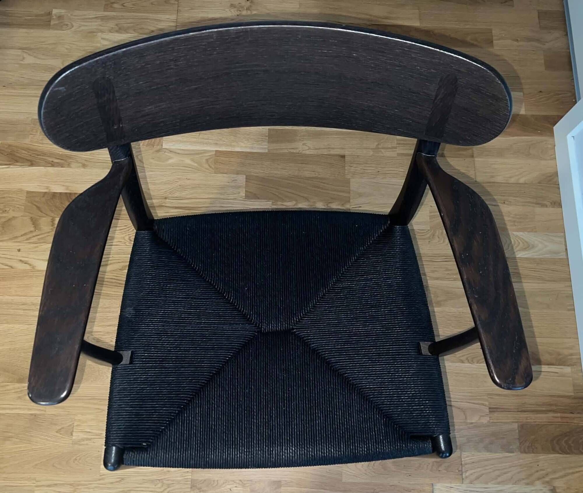 Ensemble complet de chaises de salle à manger CH 26 Wegner