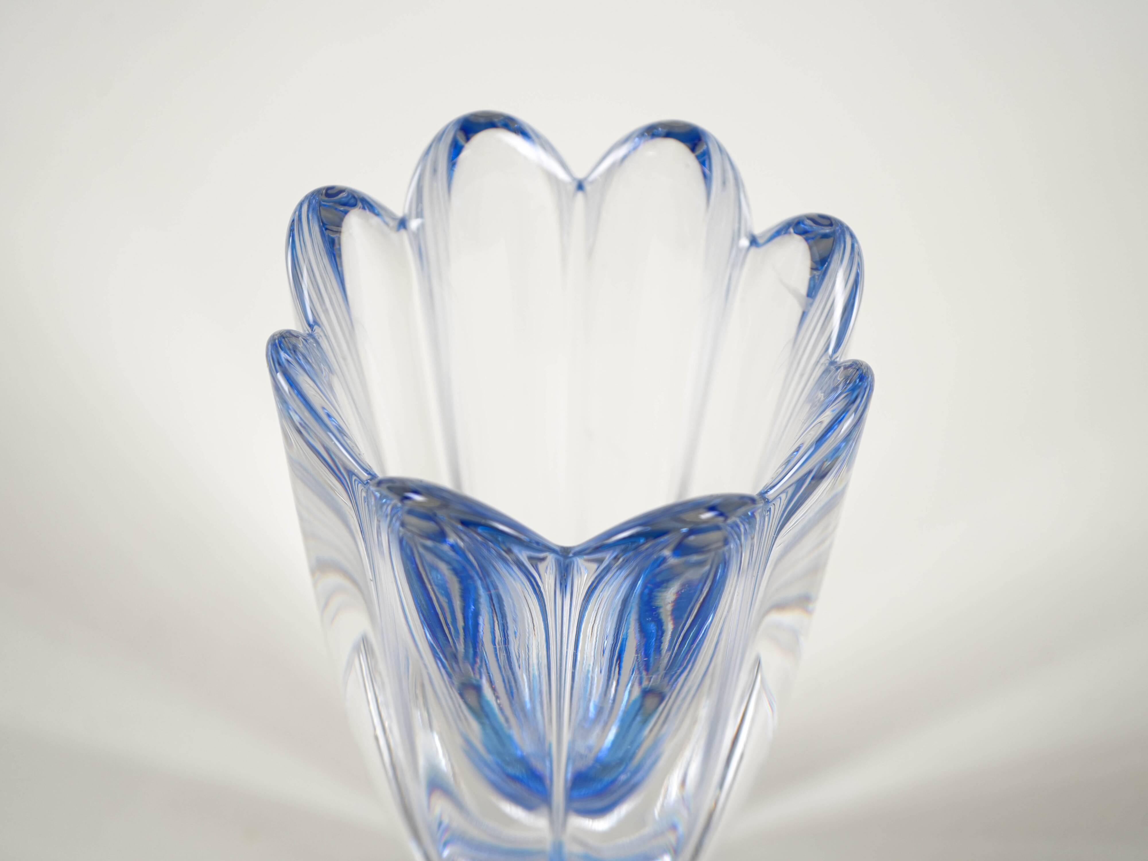 Mayflower glass vase, Swedish design, 1960s, designer: Jan Johansson, manuf