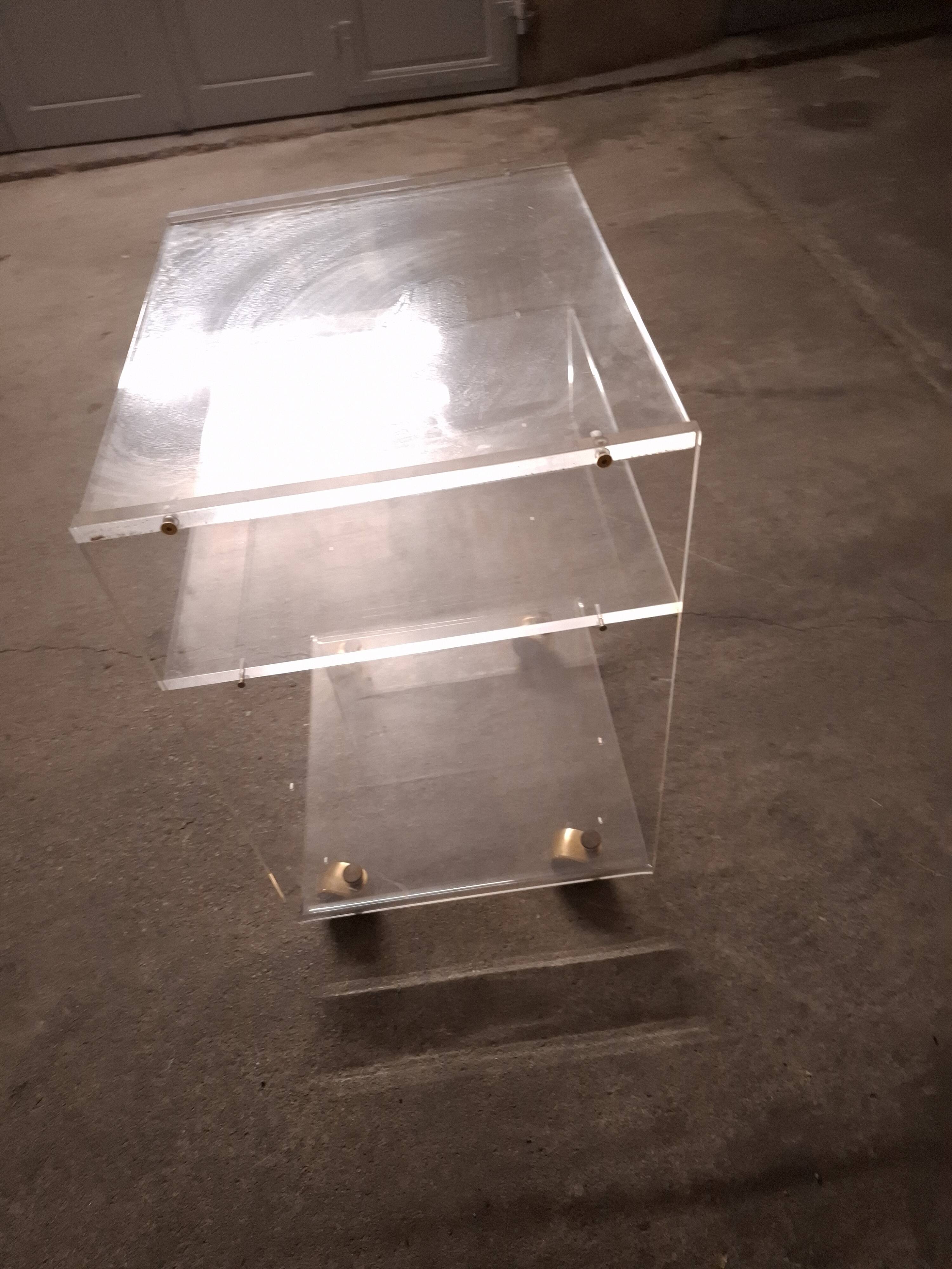 Vintage plexiglass furniture design Marais international