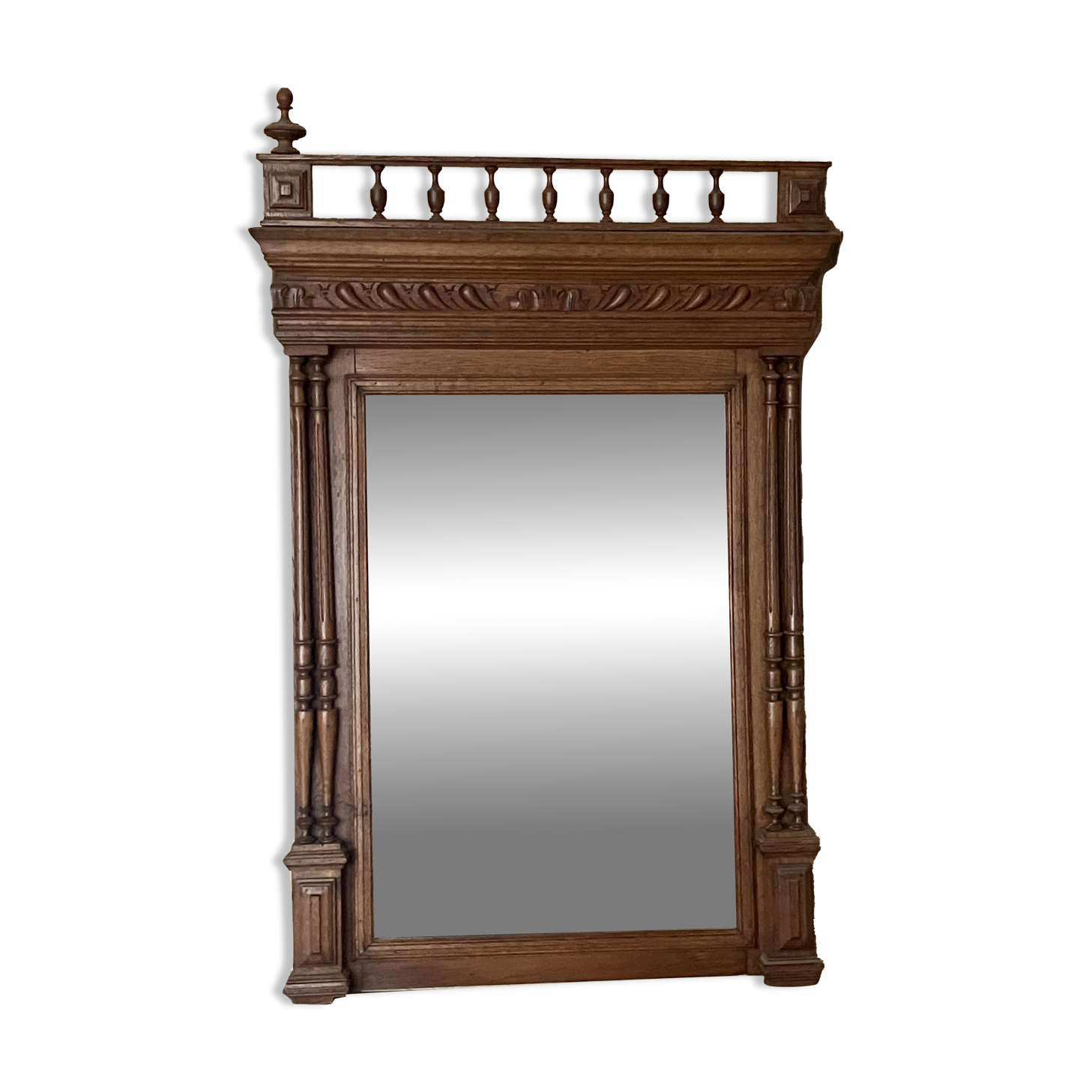 Carved mirror in Henri II style