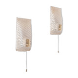 Pair of Mid-Century Italian Golden Wall Lights