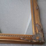 Rectangular gold mirror