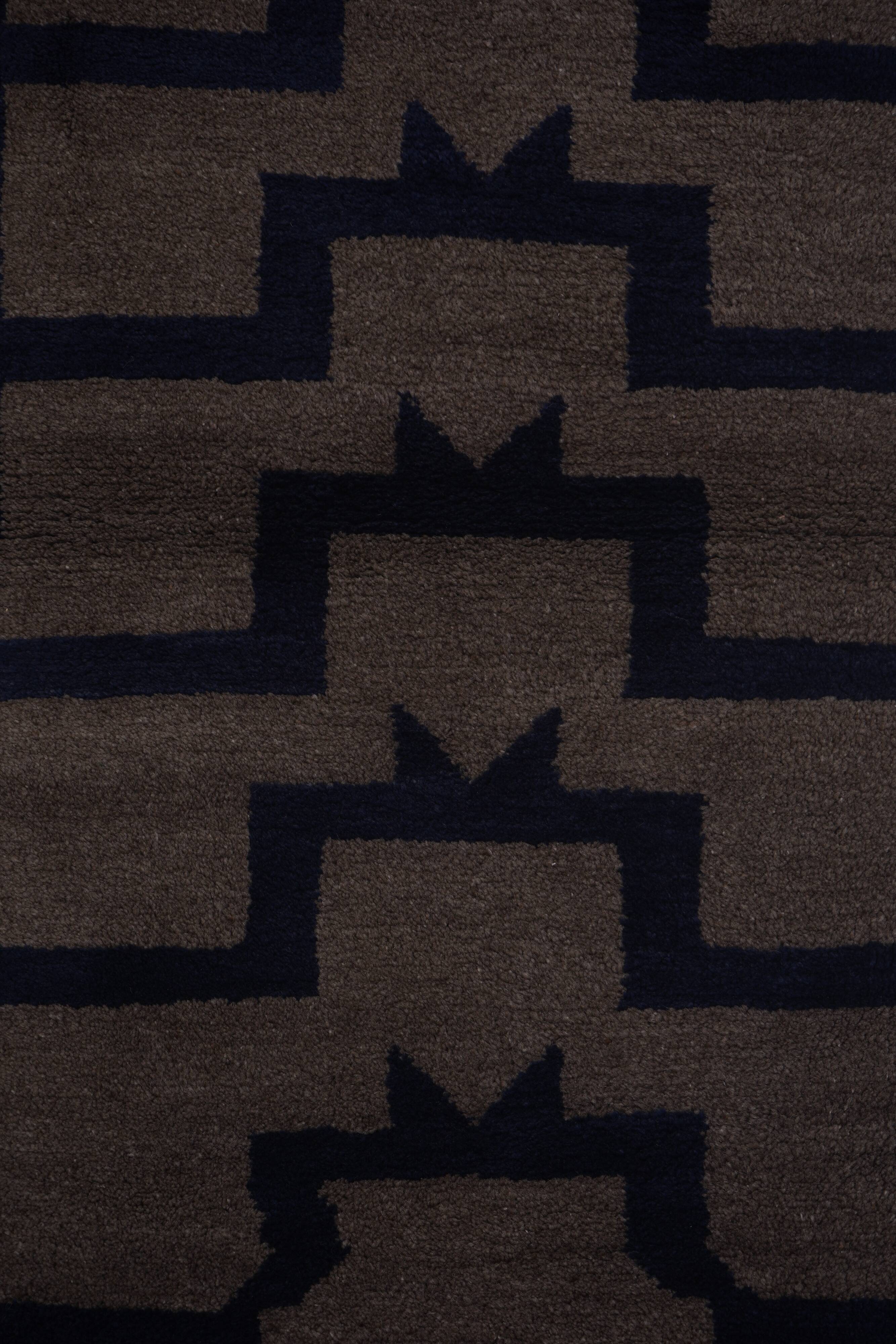 Vintage Turkish Oushak Handwoven Rug 85x195 cm