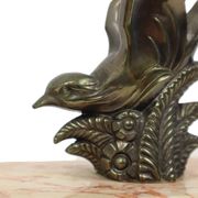 Pair of Art Deco Swallows Birds Bookends 1930s