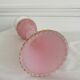 Pink opaline soliflore vase