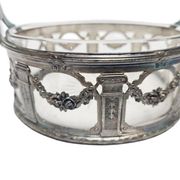 Antique Art Nouveau basket, France, 1900s