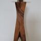 Wooden candlestick bull 70s