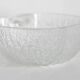 Decorative transparent glass plate in the shape of a vintage apple, mid-century, Italy, 1960s.