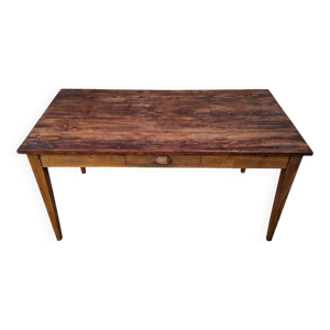 table de ferme un tiroir