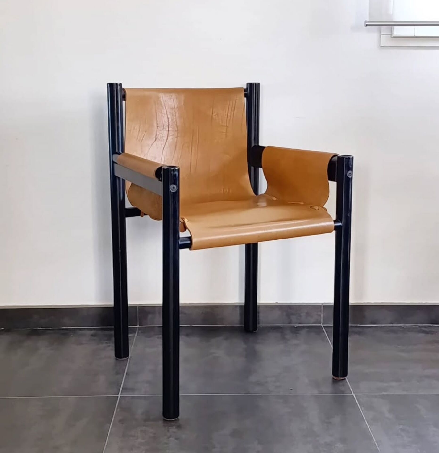 Fauteuil safari vintage Ibisco