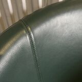 Poltrona frau intervista armchair green leather