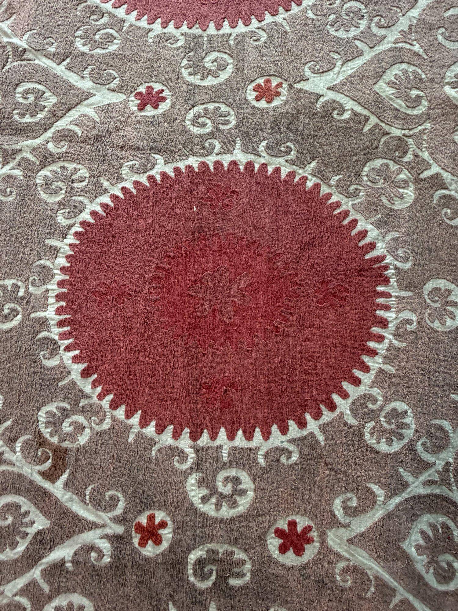 Vintage hand-embroidered tablecloth 230x335 cm