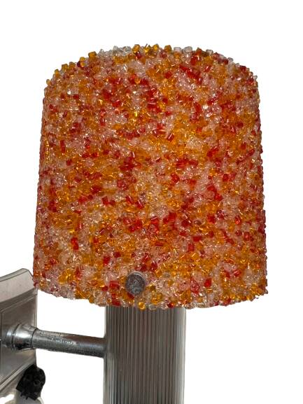 Pair of plastic wall lights