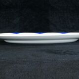 Former plat oavle in faïence of Digoin Sarreguemines model corsica