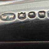 Ice bucket "Cristal de Paris" + spoon with multiple hallmarks