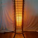 Vintage bamboo floor lamp