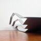 Minimalist postmodern metal fruit bowl, 1980s