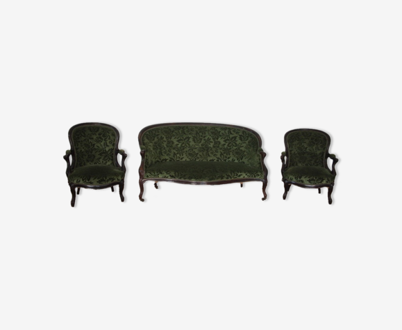 Canapé et deux fauteuils Louis Philippe 1830/1850