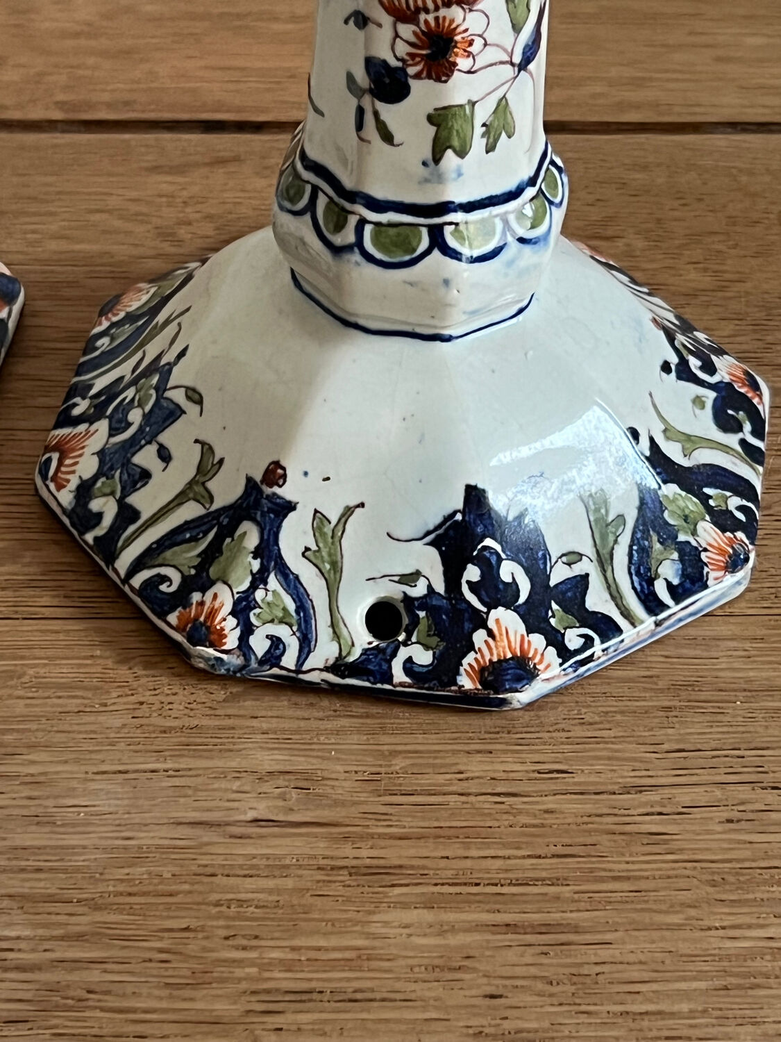 Pair of candlesticks Rouen