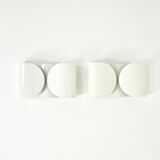 Ensemble de 2 Appliques Foglio blanches par Tobia & Afra Scarpa pour Flos, 1960s