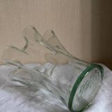 Vase « mouchoir » en verre