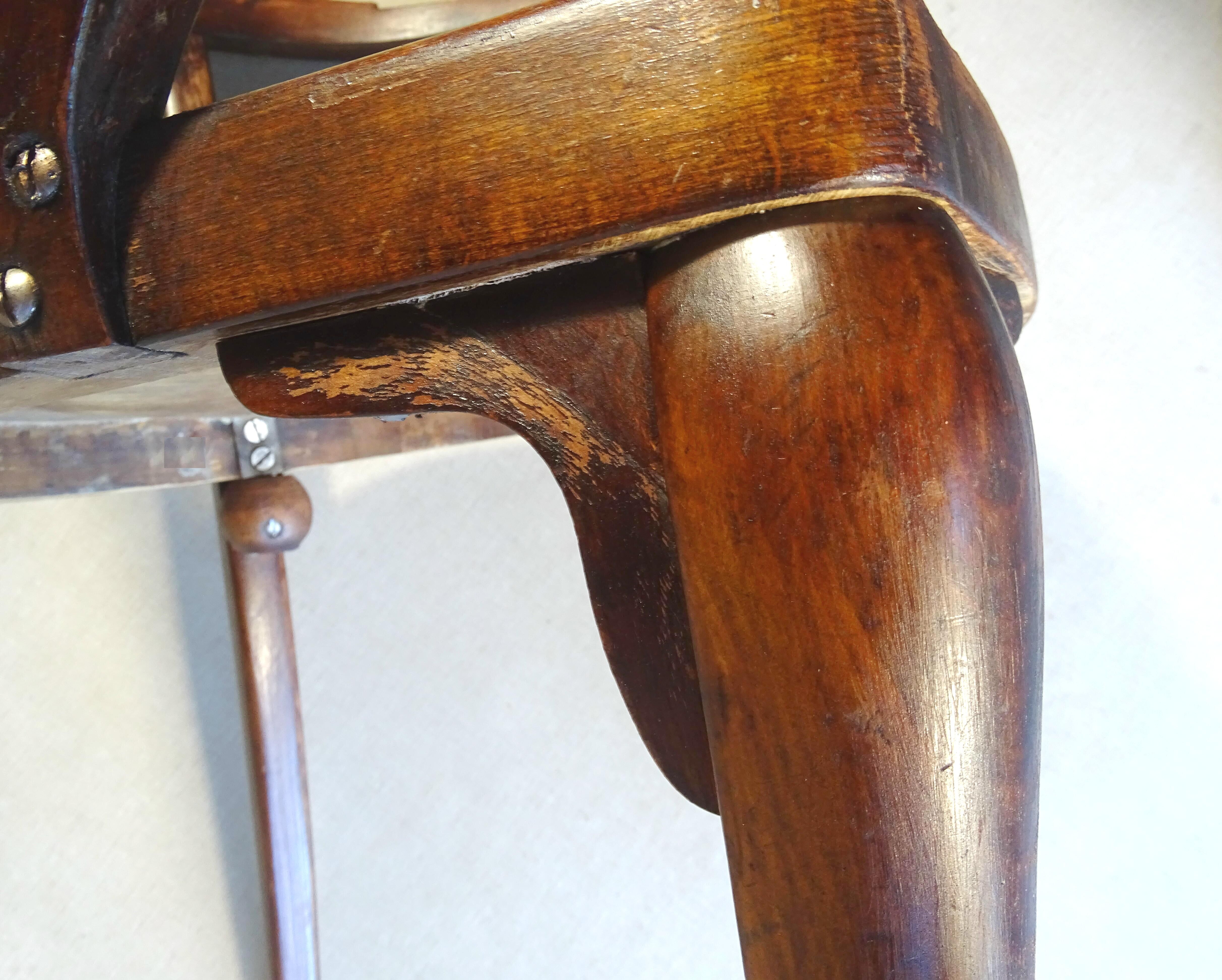 Fauteuil de bureau  KOHN N°701 Sécession - 1910 - No Thonet -