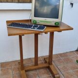 Vintage wooden and veneer drawing table