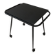 Black table on wheels from the 60s