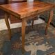 Table console tray wallet walnut sofa back design Vintage 1950