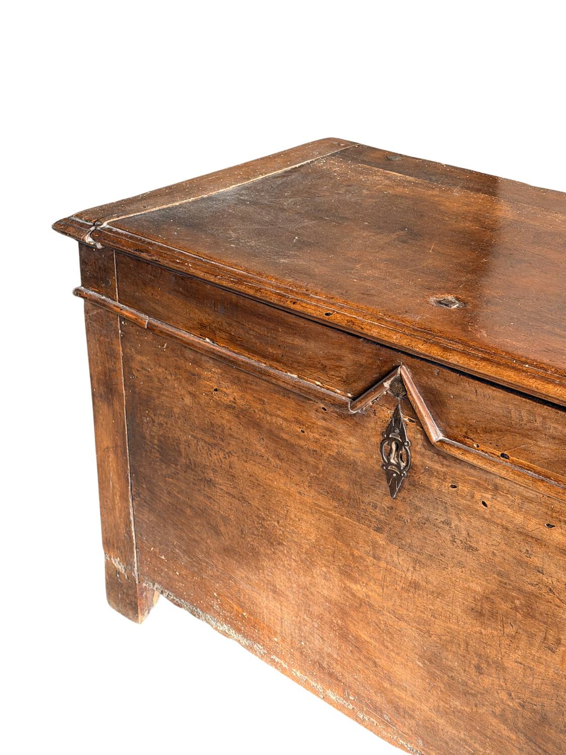 Wooden chest - walnut