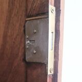 1950s handcrafted cabinet - Solid mahogany wood - Unique piece