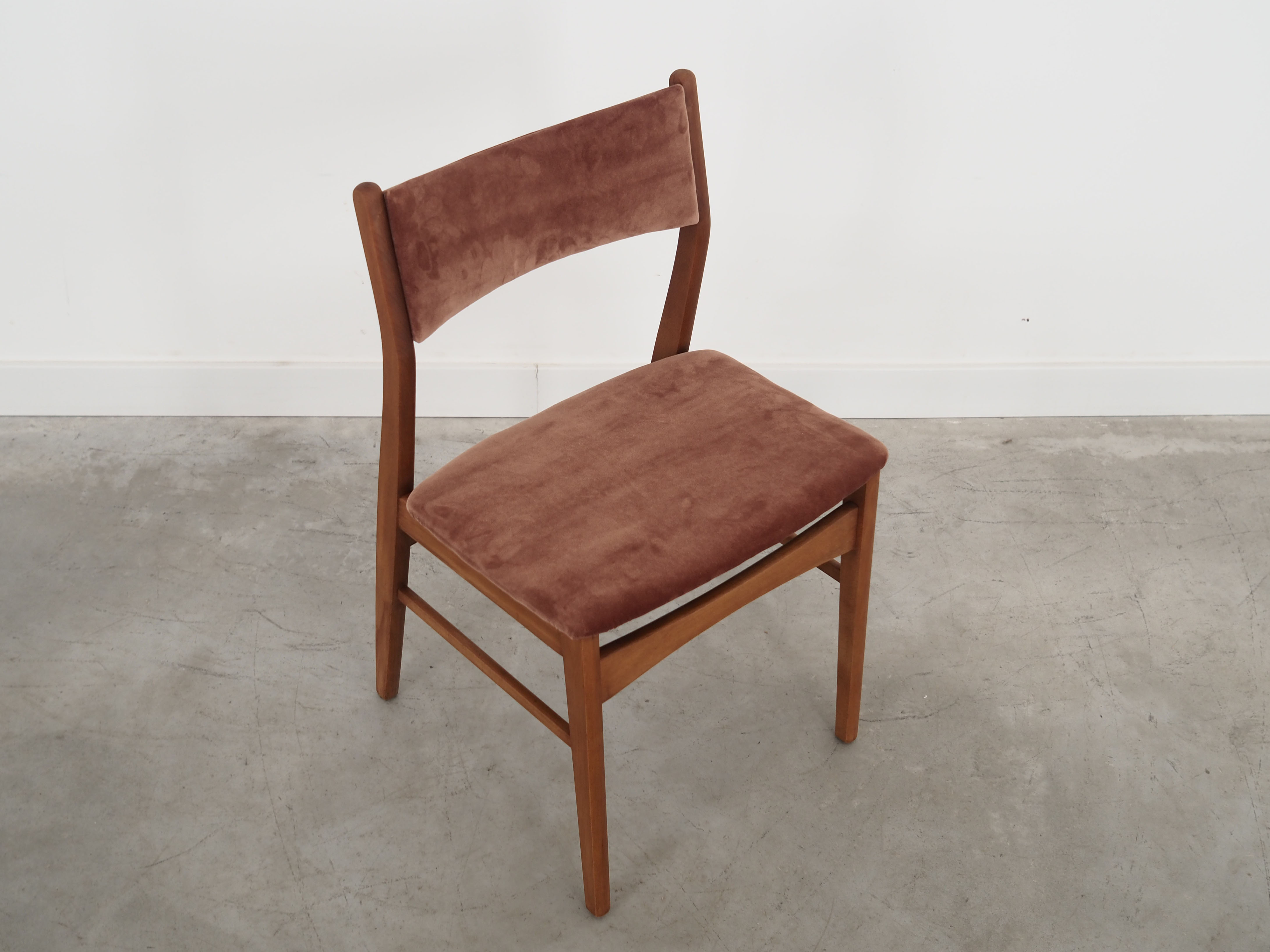 Set of six beech chairs, Danish design, 70s, made in Denmark