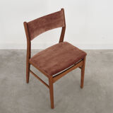 Set of six beech chairs, Danish design, 70s, made in Denmark