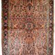 Handmade antique Persian Sarouk rug 3.1' x 5.2' (94cm x 158cm) 1920s