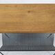 Vintage metal wood magazine rack