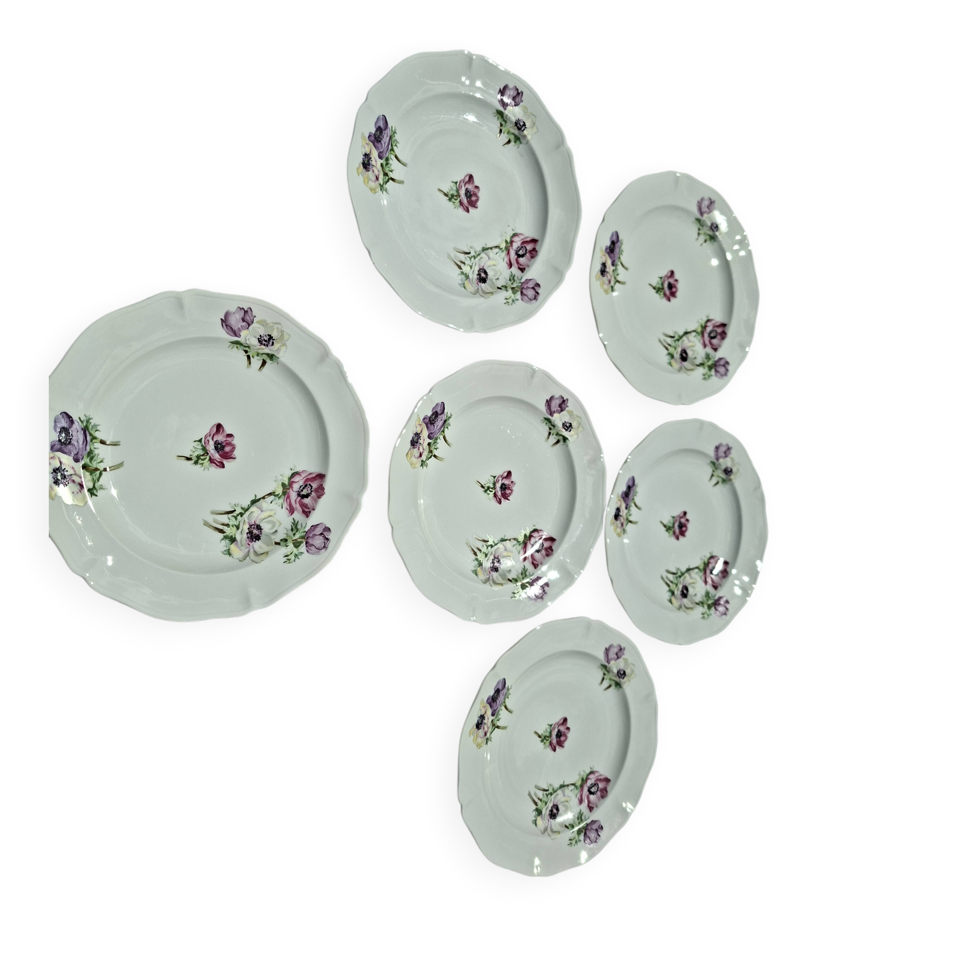 Flat Plates Limoges Unic Paris Former Royal Factory