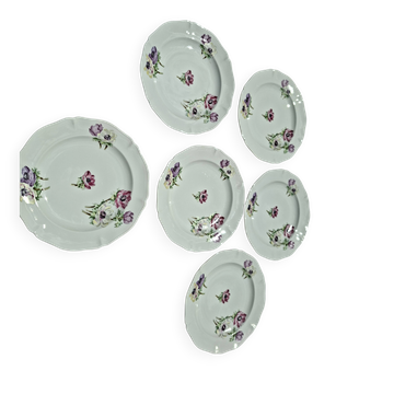 Assiettes Plates Limoges Unic Paris Ancienne Fabrique Royale