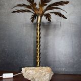 Brutalist palm lamp, 1970.