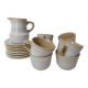8 tasses en grès vintage