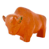 Ceramic bull by Kurt Tschörner for Ruscha, 1960s