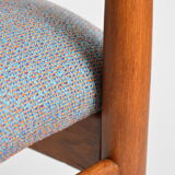 Fauteuil vintage entièrement restauré designer E.Homa, années 60, Europe de l’Est, multicolore, résistant à l’eau