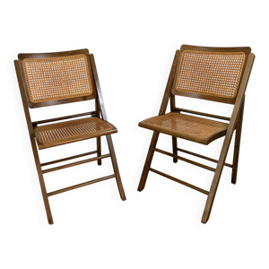 Paire de chaise pliante