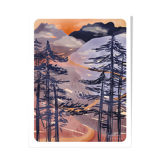 Illustration "Corsican Mountains" A4