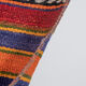 Striped turkish kilim runner rug 66 x 281 cm