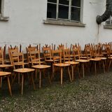 Série de 50 chaises  bistrot 1960