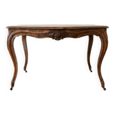 Louis XV coffee table in carved solid wood.